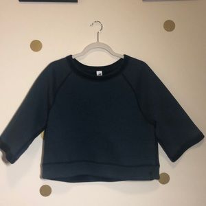 Mid-length cropped sweater